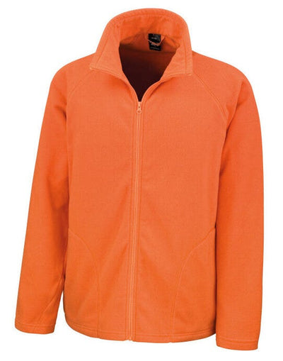 Result Core R114X Mens Microfleece Jacket - Orange