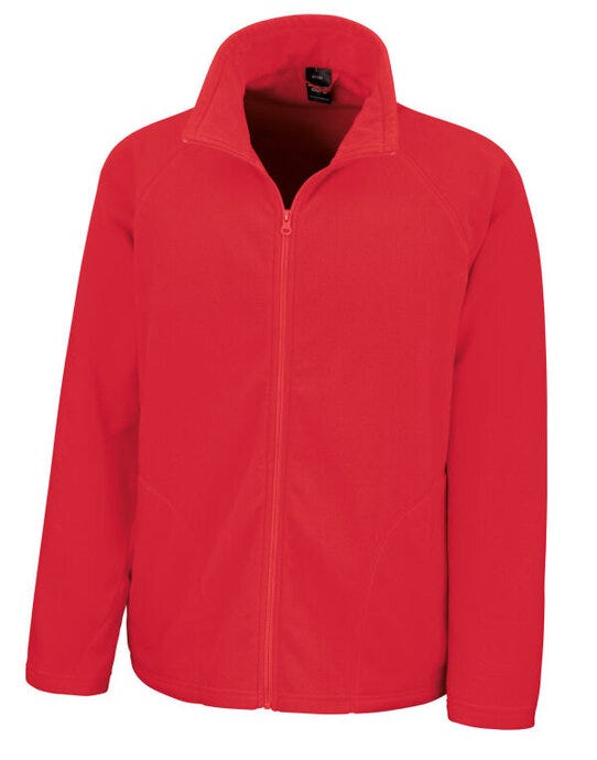 Result Core R114X Mens Microfleece Jacket - Red