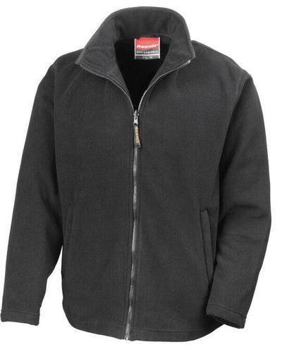 Result R115M Mens Horizon Microfleece Jacket - Black
