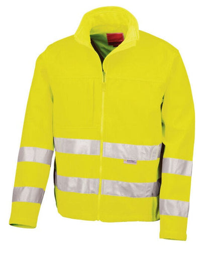 Result Safeguard R117X Hi-Vis Softshell Jacket - Hi-Vis Yellow
