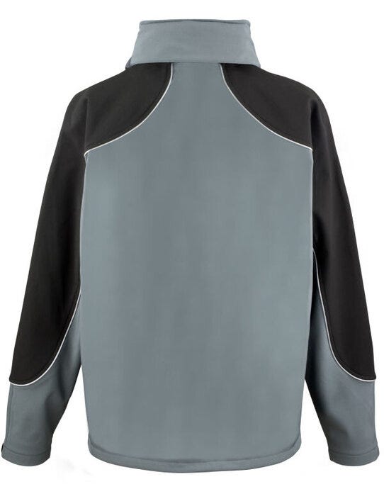 Result R118X Hooded Softshell Jacket - Grey/Black