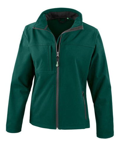 Result R121F Womens Classic Softshell Jacket - Bottle Green
