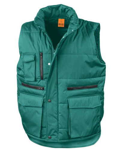 Result Work-Guard R127X Result Workguard Lance Bodywarmer - Bottle Green