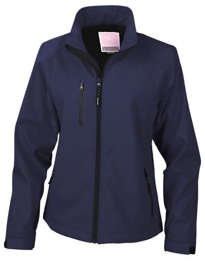 Result R128F Womens Baselayer Softshell Jacket - Navy