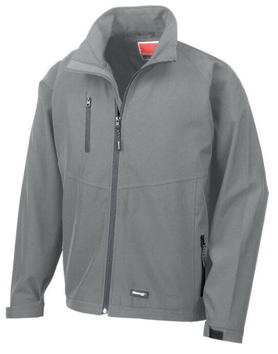 Result R128M Mens Baselayer Softshell Jacket - Silver Grey