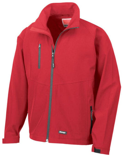 Result R128M Mens Baselayer Softshell Jacket - Red