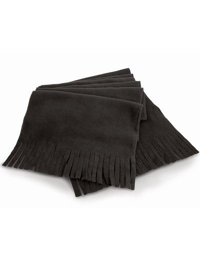 Result Winter Essentials R143X Result Winter Polartherm Tassel Scarf - Black