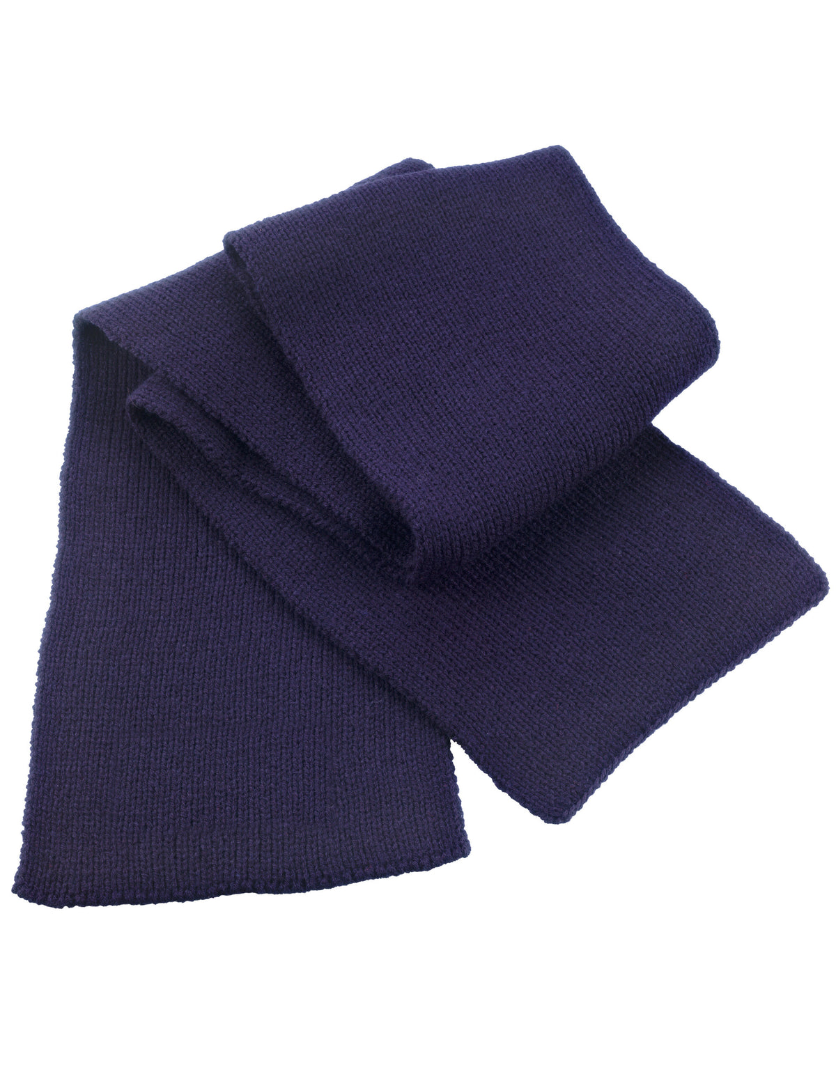 Result Winter Essentials R145X Result Winter Classic Heavy Knit Scarf - Navy Blue