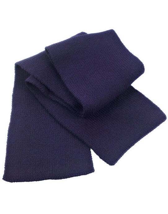 Result Winter Essentials R145X Result Winter Classic Heavy Knit Scarf - Navy Blue