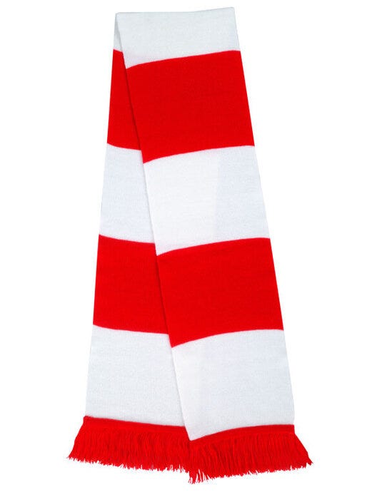 Result Winter Essentials R146X Team Scarf - White/Red