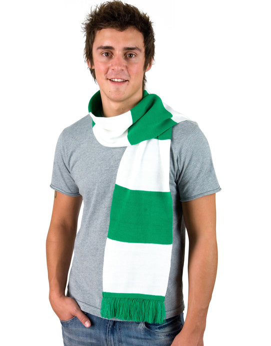 Result Winter Essentials R146X Team Scarf - White/Kelly Green