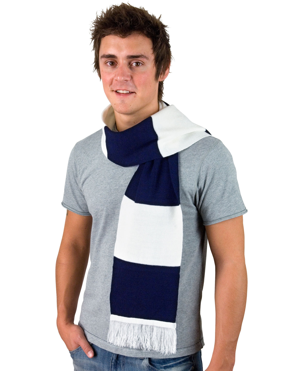 Result Winter Essentials R146X Team Scarf - White/Navy