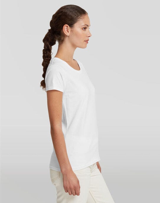 Russell Athletic R180F Russell Ladies' Authentic Classic T - White