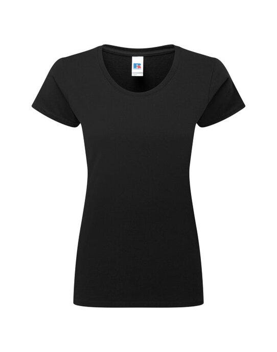 Russell Athletic R180F Russell Ladies' Authentic Classic T - Black
