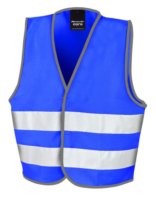 Result Safeguard R200JEV Jr Enhanced Vis Vest - Royal Blue