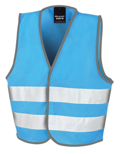 Result Safeguard R200JEV Jr Enhanced Vis Vest - Sky Blue
