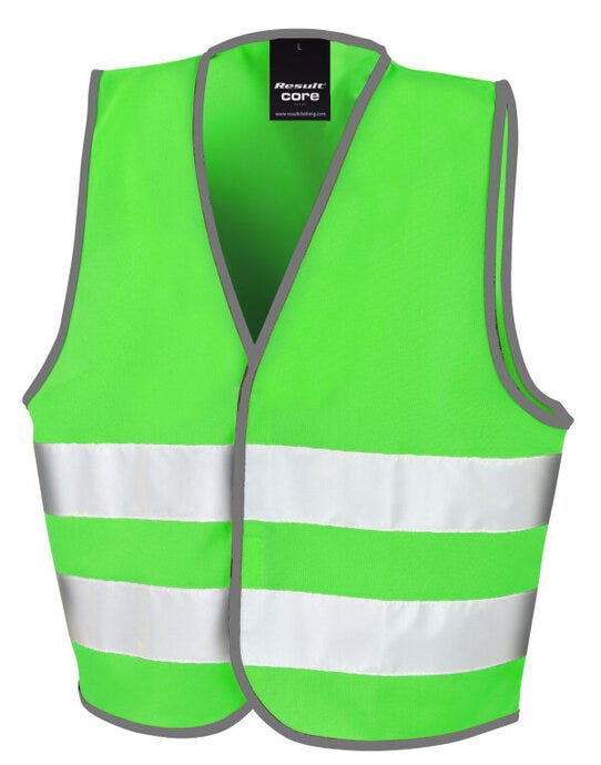 Result Safeguard R200JEV Jr Enhanced Vis Vest - Lime