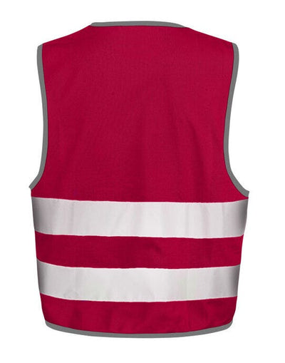 Result Safeguard R200JEV Jr Enhanced Vis Vest - Burgundy