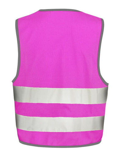 Result Safeguard R200JEV Jr Enhanced Vis Vest - Fluorescent Pink