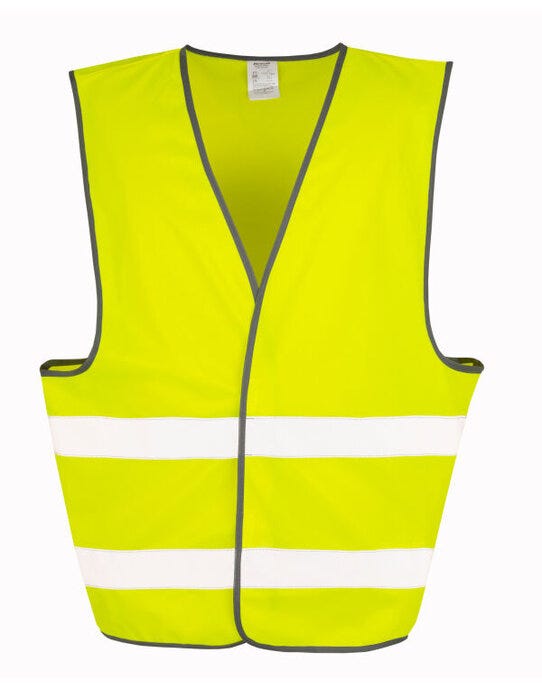 Result Safeguard R200X Hi Vis Motorists Vest - Hi-Vis Yellow