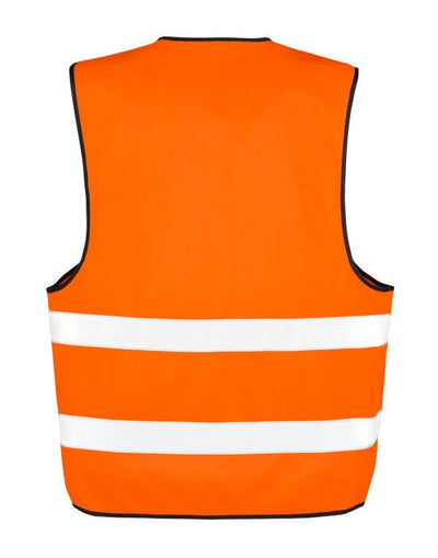 Result Safeguard R200X Hi Vis Motorists Vest - Fluoresent Orange