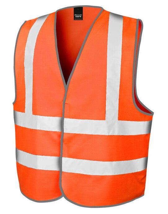 Result Safeguard R201X Safety Hi-Vis Vest - Hi Vis Orange