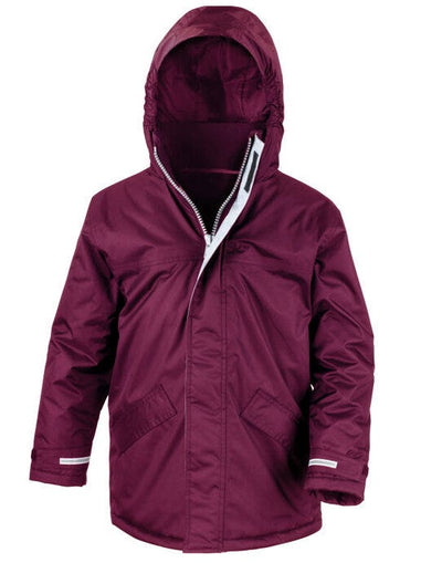 Result Core R207JY Youth Winter Parka - Burgundy