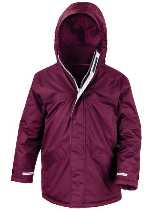 Result Core R207JY Youth Winter Parka - Burgundy