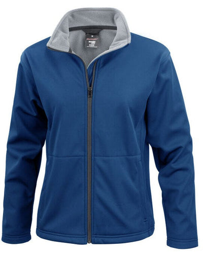 Result Core R209F Ladies Soft Shell Jacket - Navy