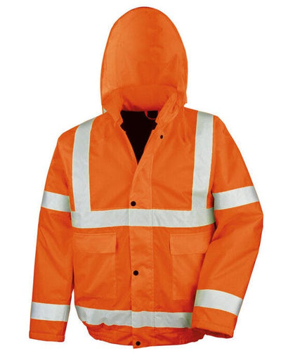 Result Safeguard R217X Result Safe-Guard Winter Blouson Jacket - Hi Vis Orange