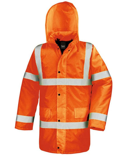 Result Safeguard R218X Result Safe-Guard Motorway Jacket - Hi Vis Orange