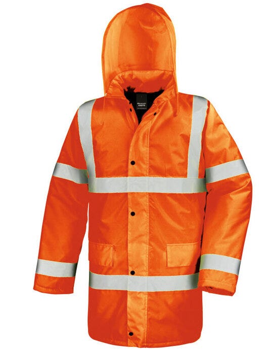 Result Safeguard R218X Result Safe-Guard Motorway Jacket - Hi Vis Orange