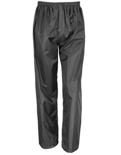 Result Core R226J Junior Rain Trousers - Black