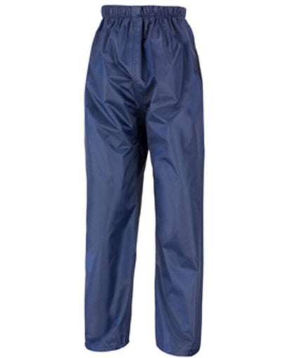 Result Core R226J Junior Rain Trousers - Navy