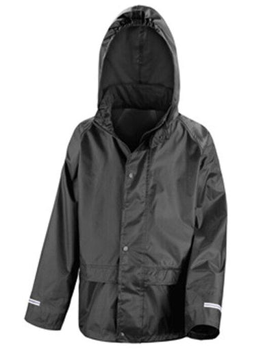 Result Core R227J Junior Rain Jacket - Black