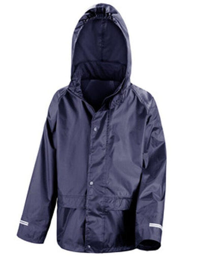 Result Core R227J Junior Rain Jacket - Navy