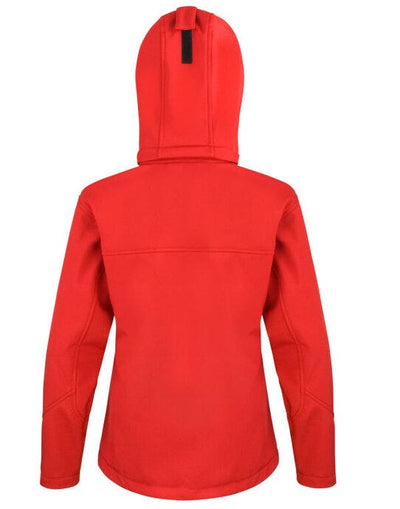 Result Core R230F Women Peformance Hood SShell - Red/Black