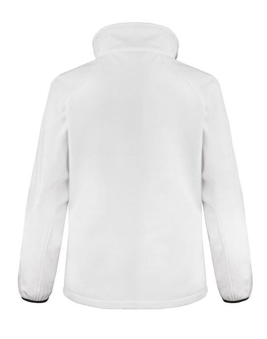 Result Core R231F Ladies Printable Softshell - White/Black