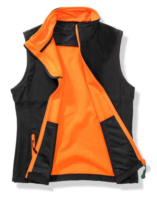 Result Core R232F Lady Printable Sshell B/Warm - Black/Orange