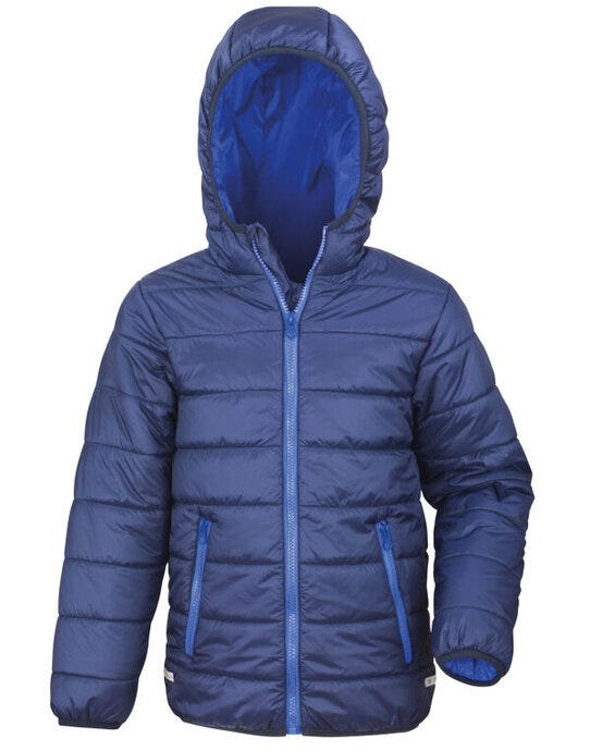 Result Core R233JY Junior Padded Jacket - Navy/Royal