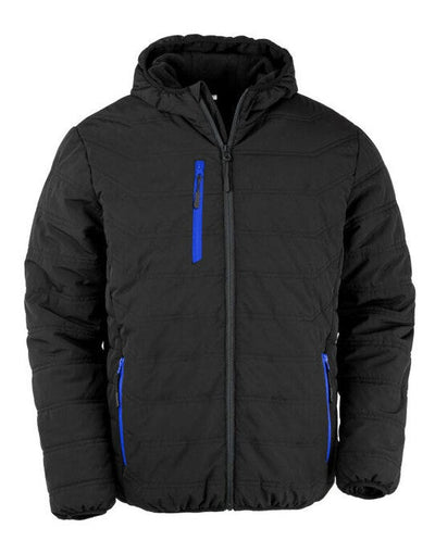 Result Recycled R240X Result Black Compass Padded Winter Jkt - Black/Royal
