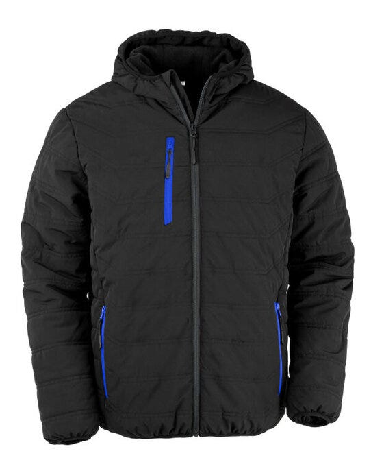 Result Recycled R240X Result Black Compass Padded Winter Jkt - Black/Royal
