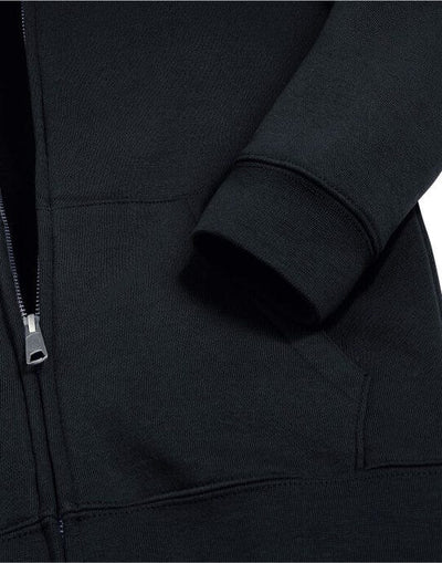 Russell Athletic R266B Russell Kids Authentic Zip Hood Sweat - Black