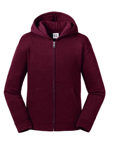 Russell Athletic R266B Russell Kids Authentic Zip Hood Sweat - Burgundy