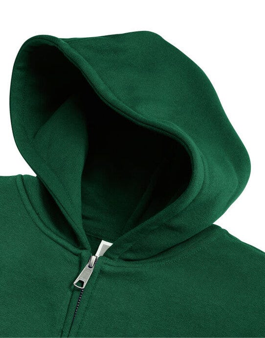 Russell Athletic R266B Russell Kids Authentic Zip Hood Sweat - Bottle Green