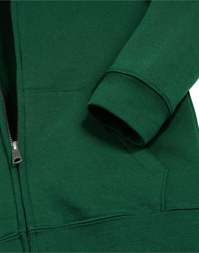 Russell Athletic R266B Russell Kids Authentic Zip Hood Sweat - Bottle Green