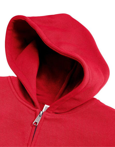 Russell Athletic R266B Russell Kids Authentic Zip Hood Sweat - Classic Red