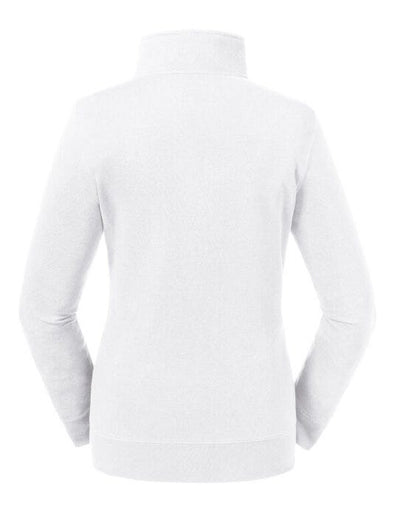 Russell Athletic R267F Russell Ladies Authentic Sweat Jacket - White