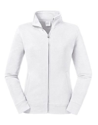 Russell Athletic R267F Russell Ladies Authentic Sweat Jacket - White