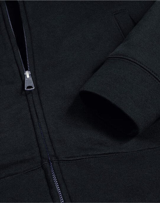 Russell Athletic R267F Russell Ladies Authentic Sweat Jacket - Black